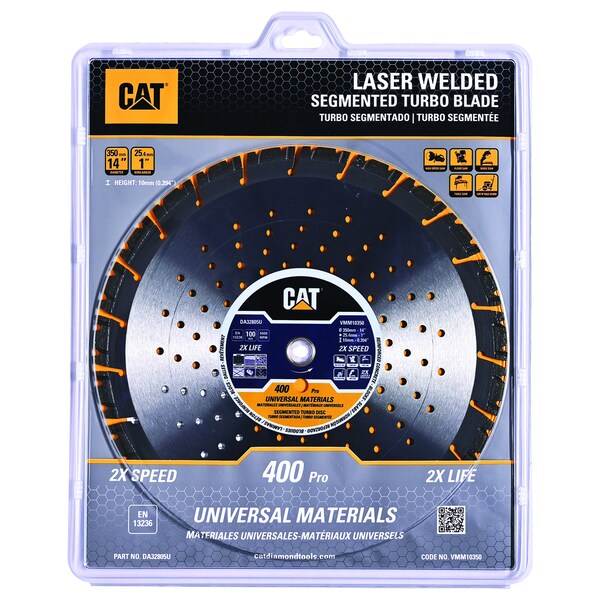 Caterpillar 400 Pro Universal and Multi Materials 14-In Blade 350mm DA32805U - main